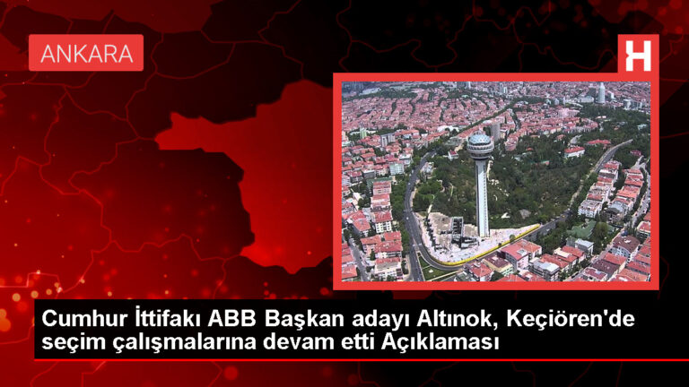 Ankara Büyükşehir Belediye Lider Adayı Turgut Altınok, Öğrencilere Kahvaltı ve Süt Vaadi Verdi