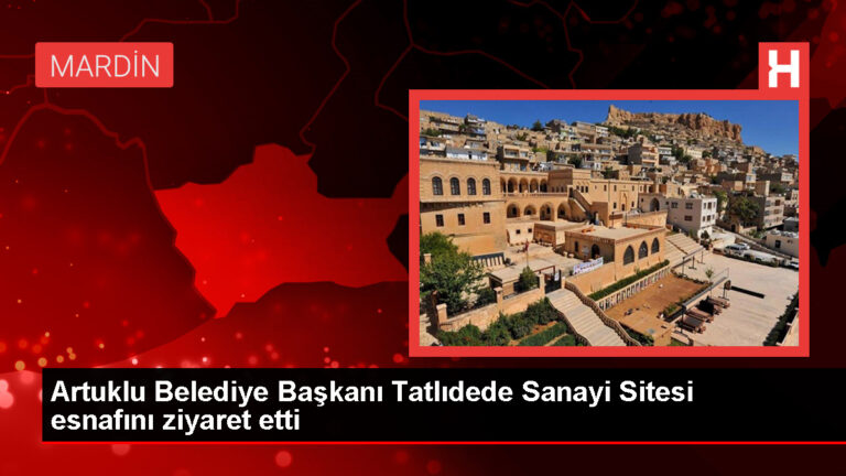Artuklu Belediye Lideri Mehmet Tatlıdede, Mardin Küçük Sanayi Sitesi esnaflarıyla bir ortaya geldi